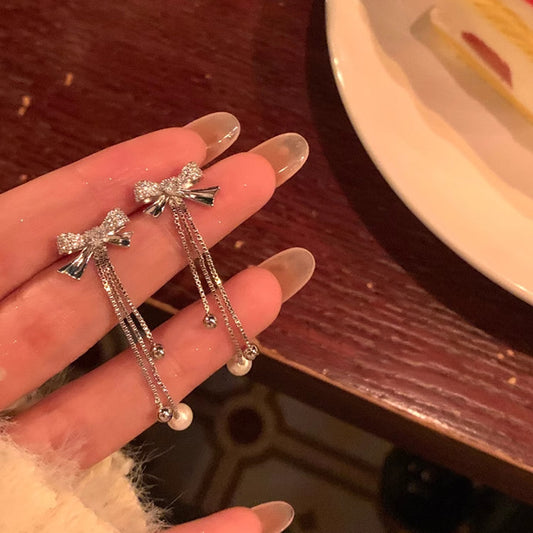 S925 Silver Needle Luxury Niche Pearl Earrings For Women