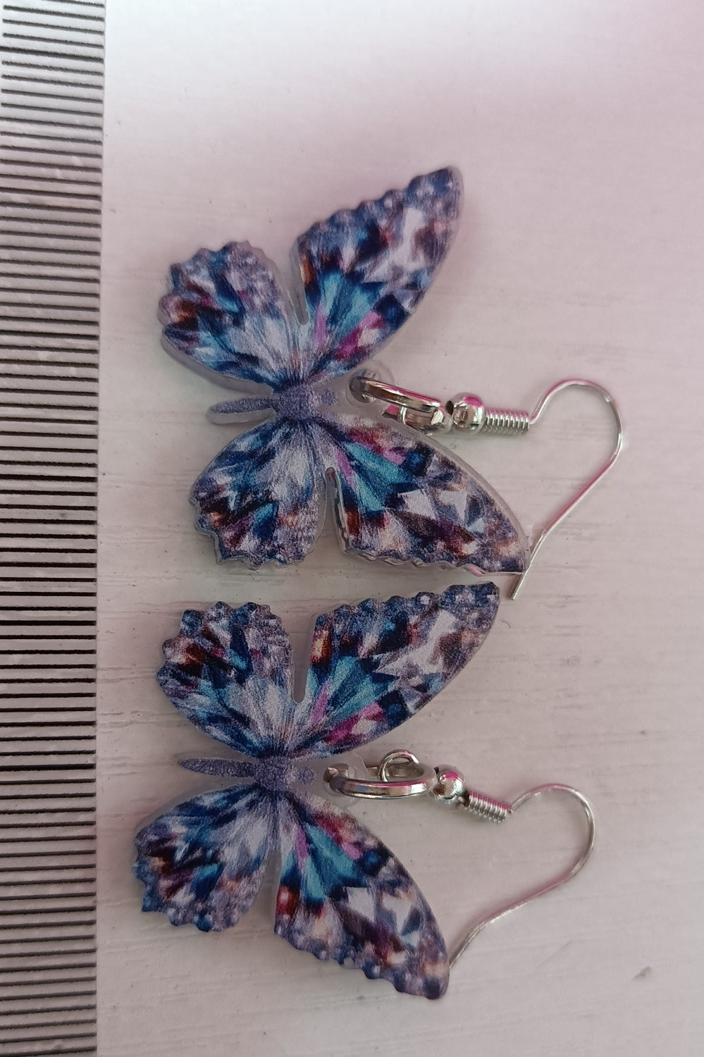 Colorful Sparkling 2D Acrylic Earrings Fashion Creativity