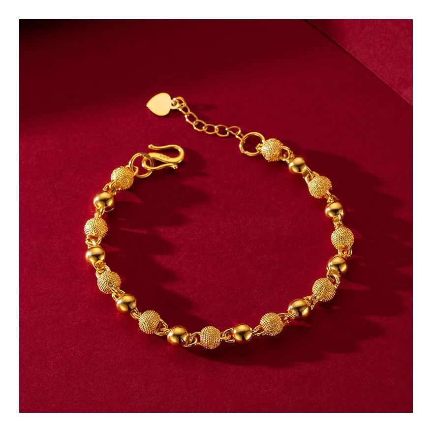 Solid Light Sand Beads All-match Bracelet Women