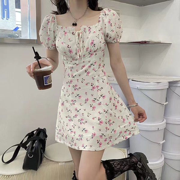 New Summer Super Fairy Women's French First Love Sweet Temperament Skirt