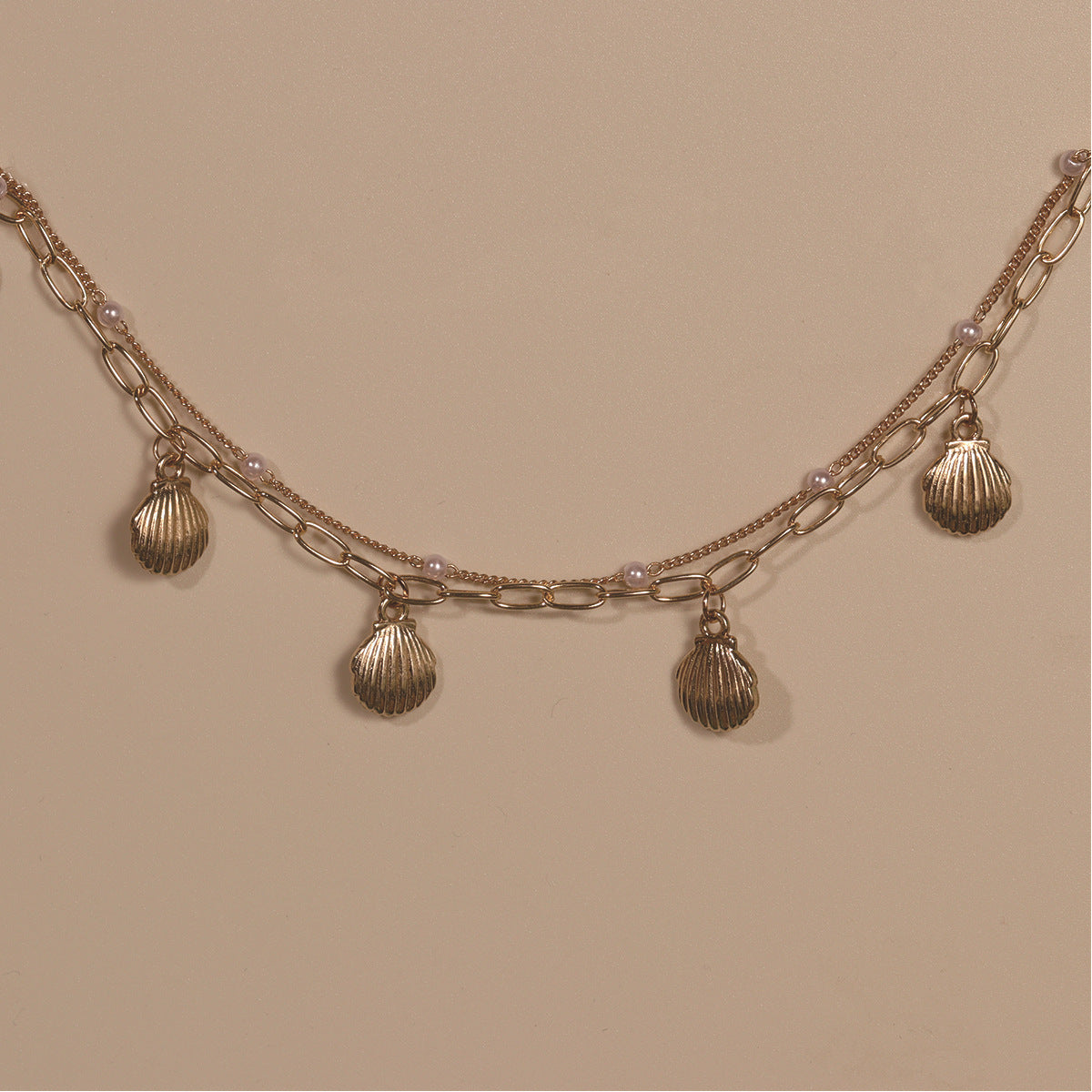 Starfish Shell Pendant Anklet For Women